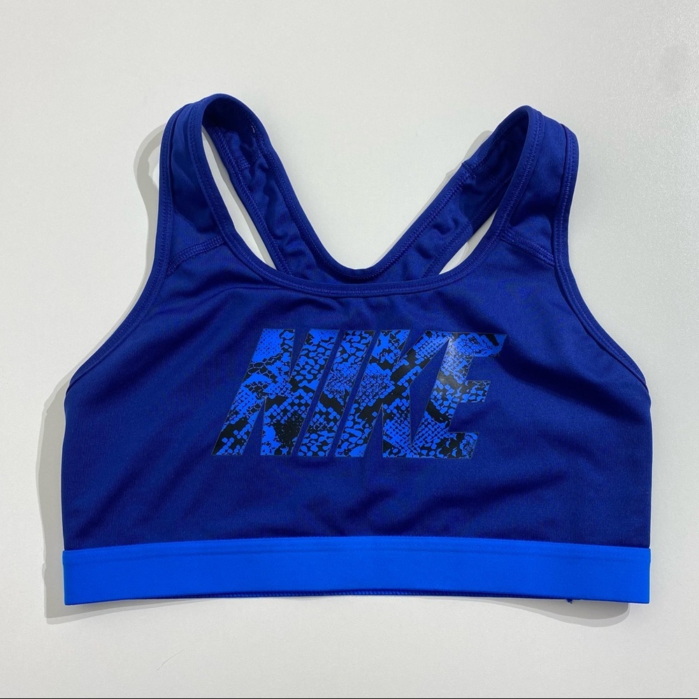 Nike Dri-FIT Sports Bra Blue Size M